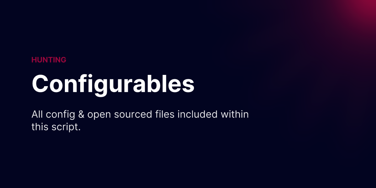 Configurables - RX Scripts - Documentation